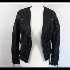 Faux leather jacket